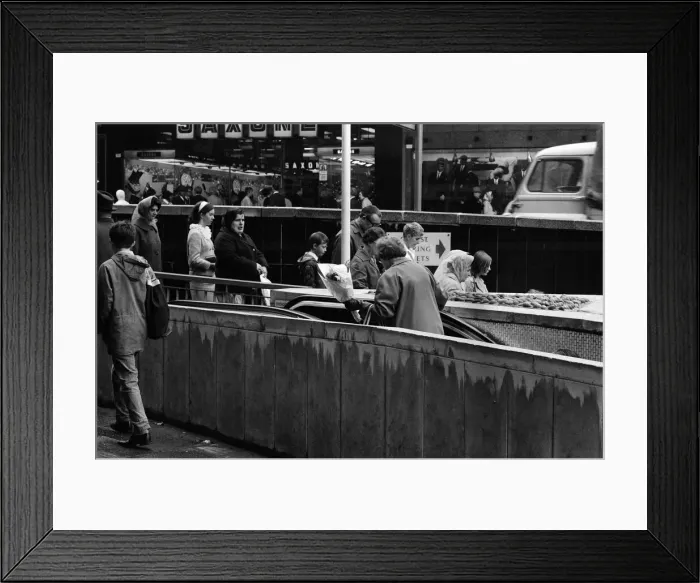 Framed Print : General scenes around the Bull Ring centre in Birmingham, West Midlands. 4th October 1967 Framed Print : General scenes around the Bull Ring centre in Birmingham, West Midlands. 4th October 1967