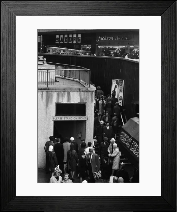 Framed Print : General scenes around the Bull Ring centre in Birmingham, West Midlands. 4th October 1967 Framed Print : General scenes around the Bull Ring centre in Birmingham, West Midlands. 4th October 1967