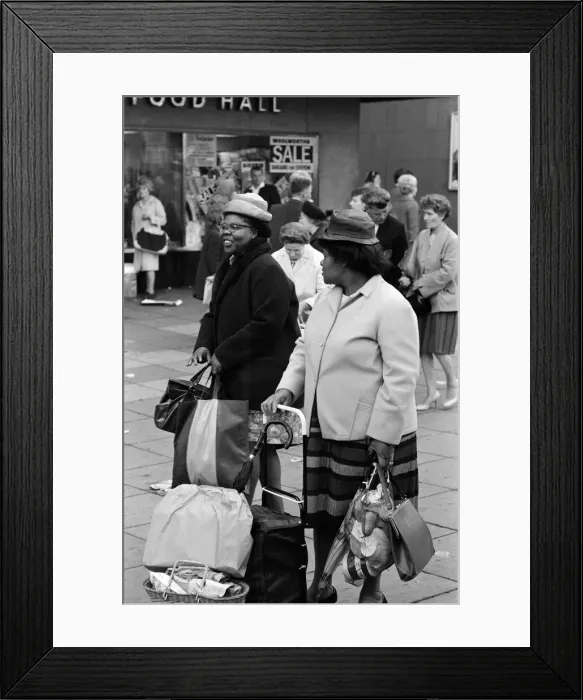 Framed Print : General scenes around the Bull Ring centre in Birmingham, West Midlands. 4th October 1967 Framed Print : General scenes around the Bull Ring centre in Birmingham, West Midlands. 4th October 1967