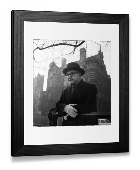 Framed Print : Ex Chief Superintendent George Smith, Special Branch. 28th February 1963