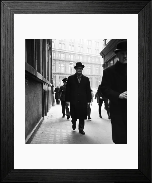 Framed Print : Ex Chief Superintendent George Smith, Special Branch 28th February 1963