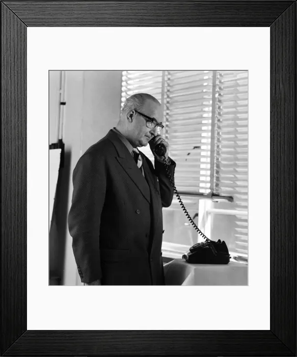 Framed Print : Ex Chief Superintendent George Smith, Special Branch Sunday Pictorial Spy Catcher Series Framed Print : Ex Chief Superintendent George Smith, Special Branch Sunday Pictorial Spy Catcher Series