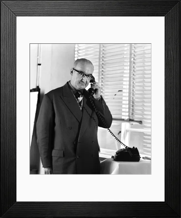 Framed Print : Ex Chief Superintendent George Smith, Special Branch Sunday Pictorial Spy Catcher Series Framed Print : Ex Chief Superintendent George Smith, Special Branch Sunday Pictorial Spy Catcher Series
