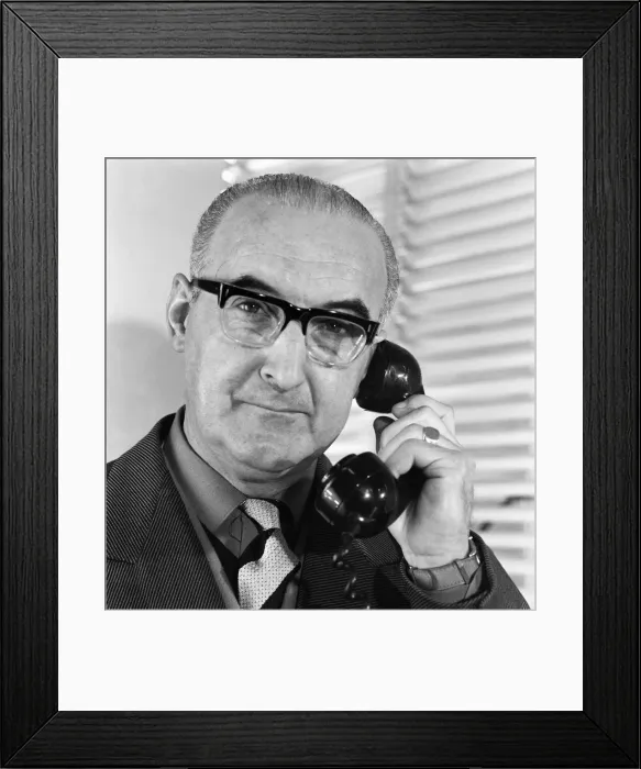 Framed Print : Ex Chief Superintendent George Smith, Special Branch Sunday Pictorial Spy Catcher Series