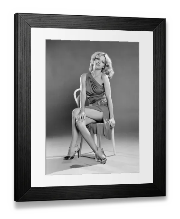 Framed Print : Jeane Manson, American singer, Studio Pix, London, Friday 29th June 1979