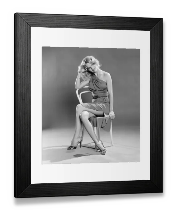 Framed Print : Jeane Manson, American singer, Studio Pix, London, Friday 29th June 1979