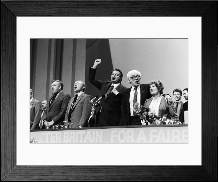 Framed Print : Red review at the last day of the Labour Party conference, Brighton Framed Print : Red review at the last day of the Labour Party conference, Brighton