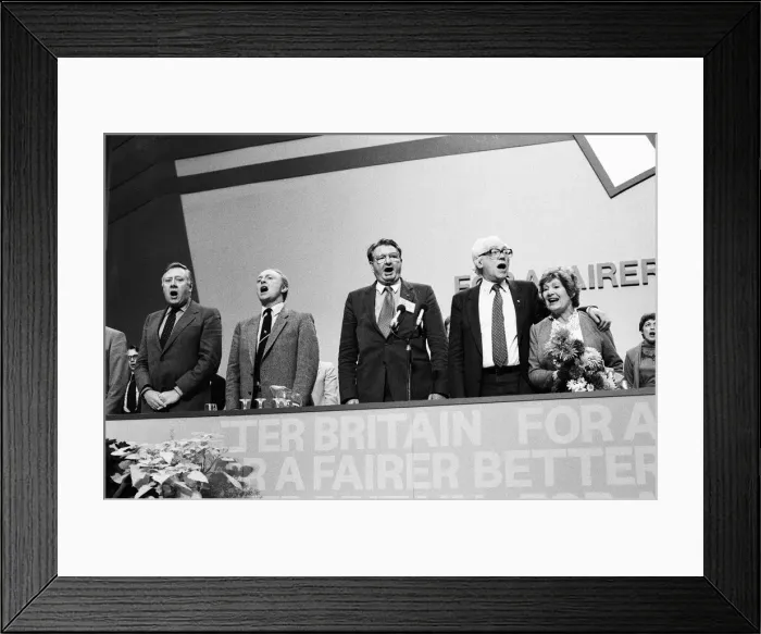Framed Print : Red review at the last day of the Labour Party conference, Brighton Framed Print : Red review at the last day of the Labour Party conference, Brighton