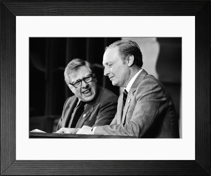 Framed Print : Red review at the last day of the Labour Party conference, Brighton