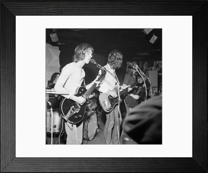 Framed Print : Picture shows the rock supergroup Humble Pie, photographer in August 1969 Framed Print : Picture shows the rock supergroup Humble Pie, photographer in August 1969