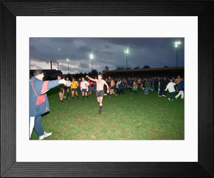 Framed Print : Rugby match, Coventry v Newcastle. 2nd November 1996 Framed Print : Rugby match, Coventry v Newcastle. 2nd November 1996