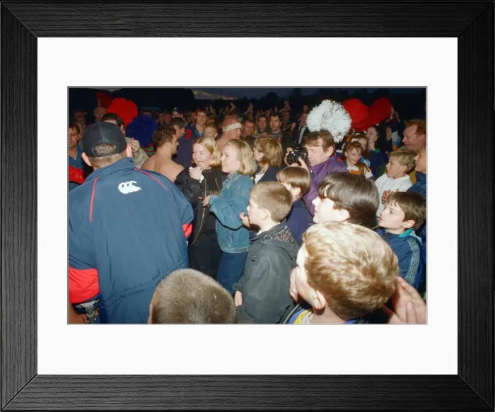 Framed Print : Rugby match, Coventry v Newcastle. 2nd November 1996 Framed Print : Rugby match, Coventry v Newcastle. 2nd November 1996