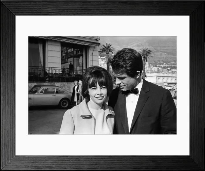 Framed Print : Warren Beatty and Leslie Caron in Monte Carlo, Monaco. 3rd February 1966 Framed Print : Warren Beatty and Leslie Caron in Monte Carlo, Monaco. 3rd February 1966