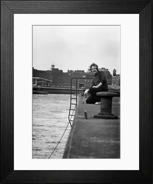 Framed Print : Davy Jones who saved a man from the Tees River. 1975 Framed Print : Davy Jones who saved a man from the Tees River. 1975