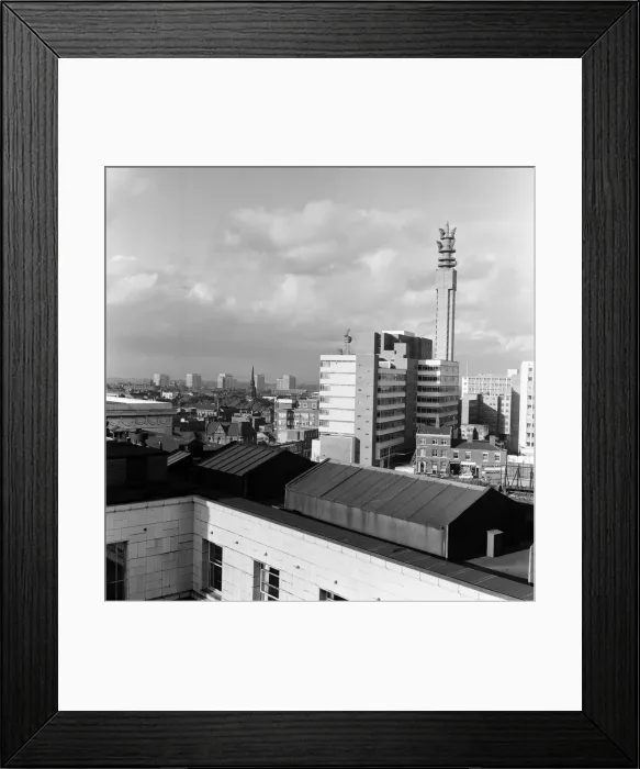 Framed Print : General view of the city of Birmingham, West Midlands. October 1967