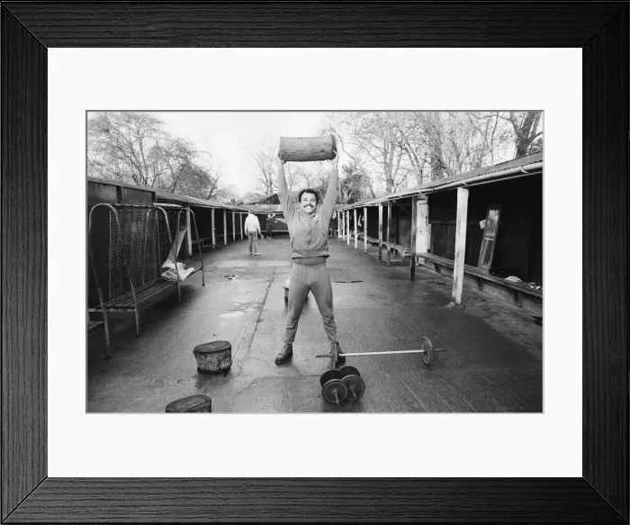 Framed Print : John Anthony Conteh, MBE (born 27 May 1951) is a British former professional boxer who Framed Print : John Anthony Conteh, MBE (born 27 May 1951) is a British former professional boxer who