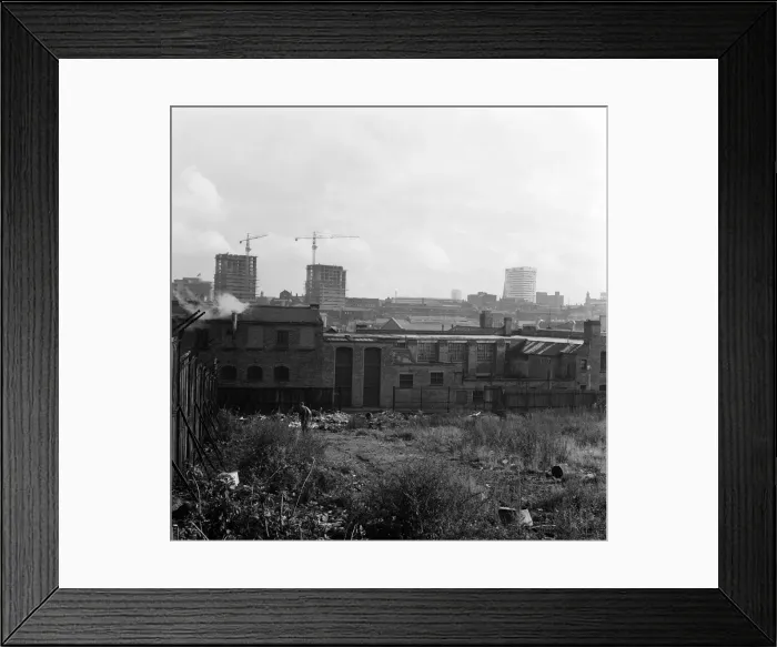 Framed Print : General view of the city of Birmingham, West Midlands. October 1967