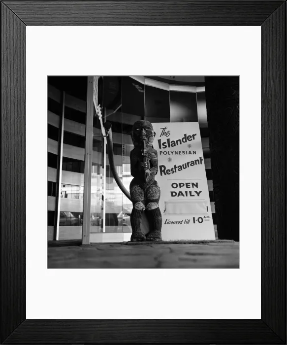 Framed Print : Islander Restaurant, Blackpool, Lancashire. 30th September 1965 Framed Print : Islander Restaurant, Blackpool, Lancashire. 30th September 1965