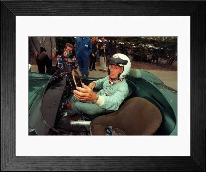 Framed Print : Stirling Moss October 98 Former world motorracing champion at the 50th Goodwood Framed Print : Stirling Moss October 98 Former world motorracing champion at the 50th Goodwood