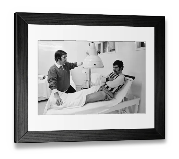 Framed Print : Jimmy Headridge, Trainer, Middlesbrough Football Club at Ayresome Park, April 1974