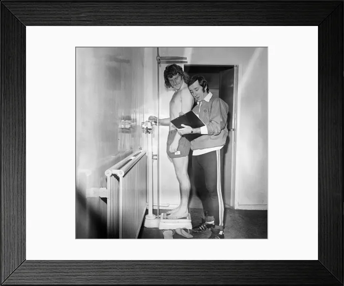 Framed Print : Jimmy Headridge, Trainer, Middlesbrough Football Club at Ayresome Park, April 1974 Framed Print : Jimmy Headridge, Trainer, Middlesbrough Football Club at Ayresome Park, April 1974
