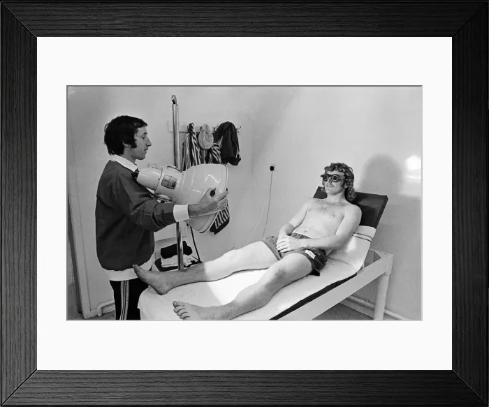 Framed Print : Jimmy Headridge, Trainer, Middlesbrough Football Club at Ayresome Park, April 1974