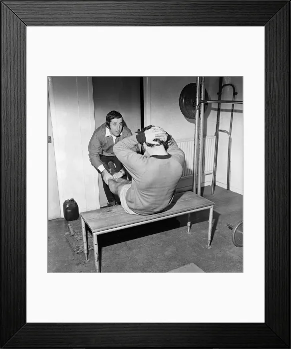 Framed Print : Jimmy Headridge, Trainer, Middlesbrough Football Club at Ayresome Park, April 1974