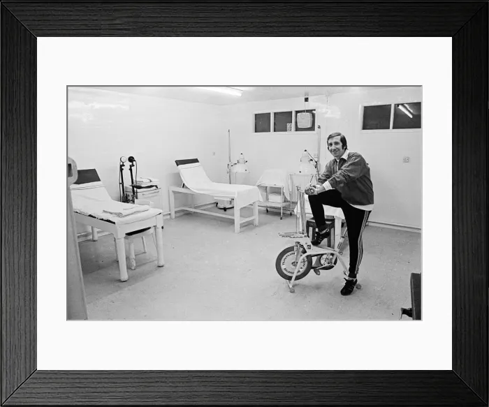 Framed Print : Jimmy Headridge, Trainer, Middlesbrough Football Club at Ayresome Park, April 1974