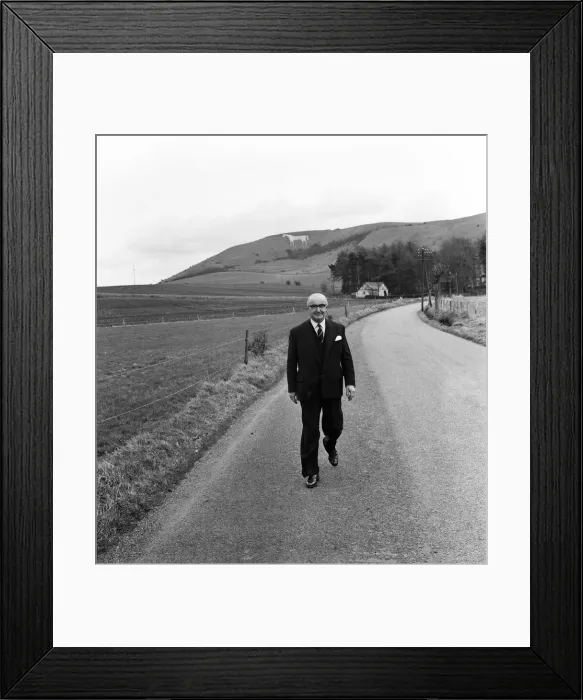 Framed Print : Ex Superintendent George Smith, Special Branch background pictures for Sunday Pictorial Framed Print : Ex Superintendent George Smith, Special Branch background pictures for Sunday Pictorial