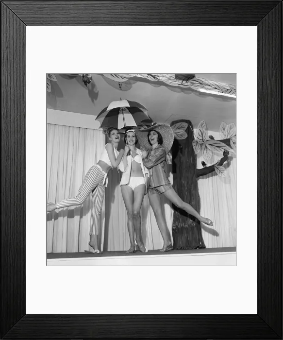 Framed Print : Simpson fashion show 20th March 1962 Framed Print : Simpson fashion show 20th March 1962