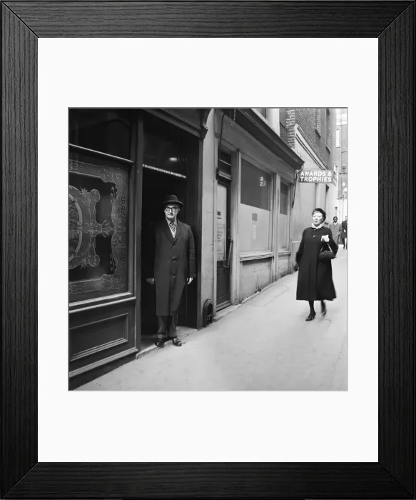 Framed Print : Ex Chief Superintendent George Smith, Special Branch. 28th February 1963