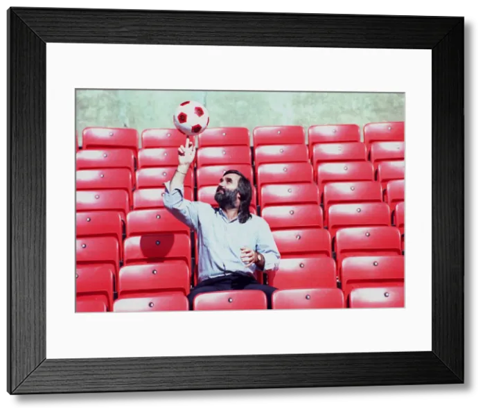 Framed Print : george best, former soccer player. sept 90-7843 Framed Print : george best, former soccer player. sept 90-7843