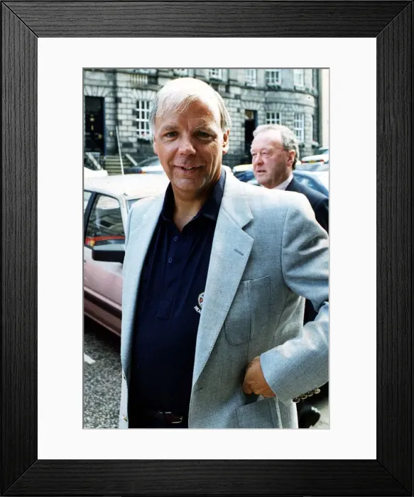 Framed Print : Wallace Mercer Hearts football chief in Edinburgh for AGM Framed Print : Wallace Mercer Hearts football chief in Edinburgh for AGM