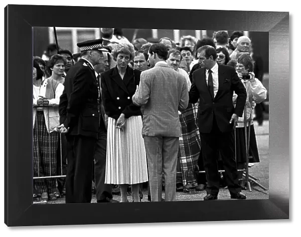 THE PRINCE & PRINCESS OF WALES VISIT NEWCASTLE - JULY 1981