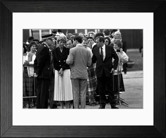 Framed Print : THE PRINCE & PRINCESS OF WALES VISIT NEWCASTLE - JULY 1981 Framed Print : THE PRINCE & PRINCESS OF WALES VISIT NEWCASTLE - JULY 1981