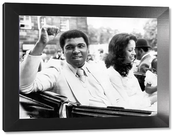 MUHAMMAD ALI (1942-2016) Muhammad Ali with wife Veronica