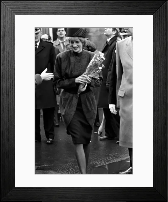 Framed Print : DIANA, THE PRINCESS OF WALES MEETING PEOPLE IN CARLISLE 1993 Framed Print : DIANA, THE PRINCESS OF WALES MEETING PEOPLE IN CARLISLE 1993