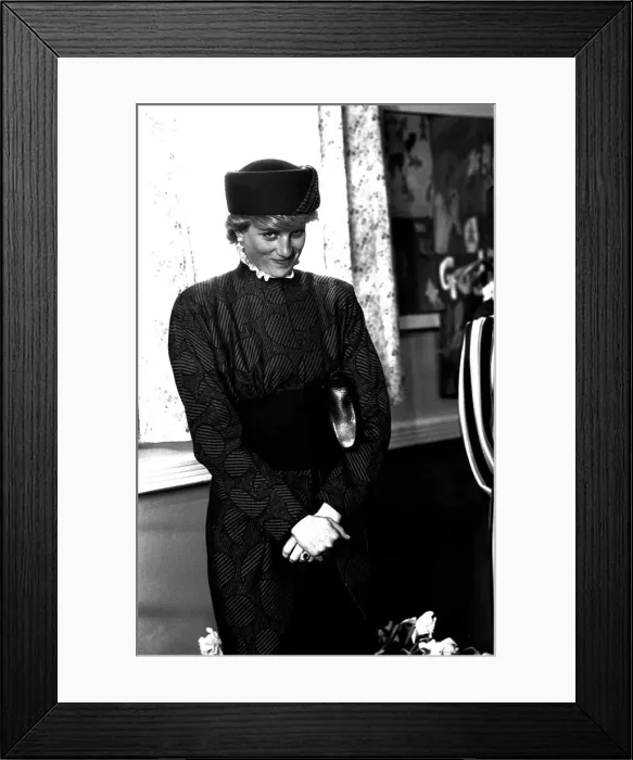 Framed Print : THE PRINCESS OF WALES ARRIVES AT FUNCTION DURING HER VISIT TO TYNESIDE - 1983 Framed Print : THE PRINCESS OF WALES ARRIVES AT FUNCTION DURING HER VISIT TO TYNESIDE - 1983