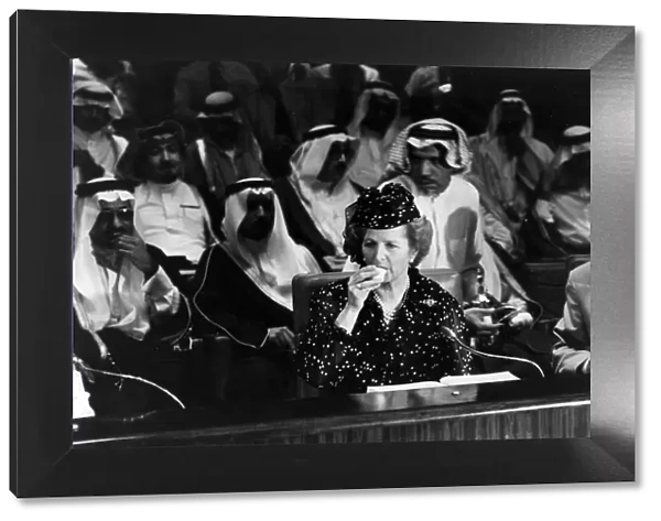 Margaret Thatcher in Saudi Arabia - 27 April 1981