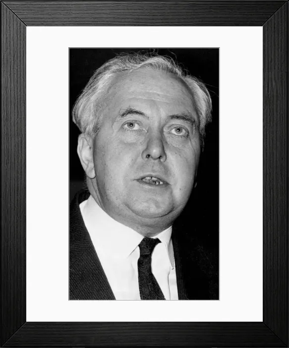 Framed Print : Harold Wilson - February 1968 Framed Print : Harold Wilson - February 1968