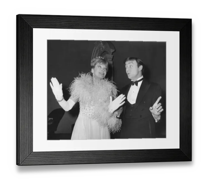 Framed Print : Anna Neagle dancing with Gerry Marsden in musical Charlie Girl - 27th February 1968 Framed Print : Anna Neagle dancing with Gerry Marsden in musical Charlie Girl - 27th February 1968