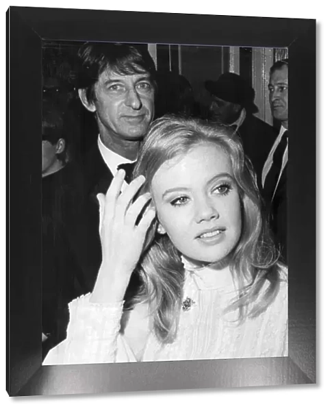 Hayley Mills and husband Roy Boulting arrive at film premiere - 20th October 1967