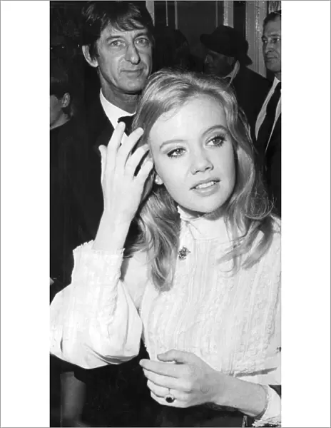 Hayley Mills and husband Roy Boulting arrive at film premiere - 20th October 1967