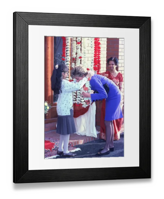 Framed Print : Princess Diana Opening Sangam Association Of Asian Women Framed Print : Princess Diana Opening Sangam Association Of Asian Women