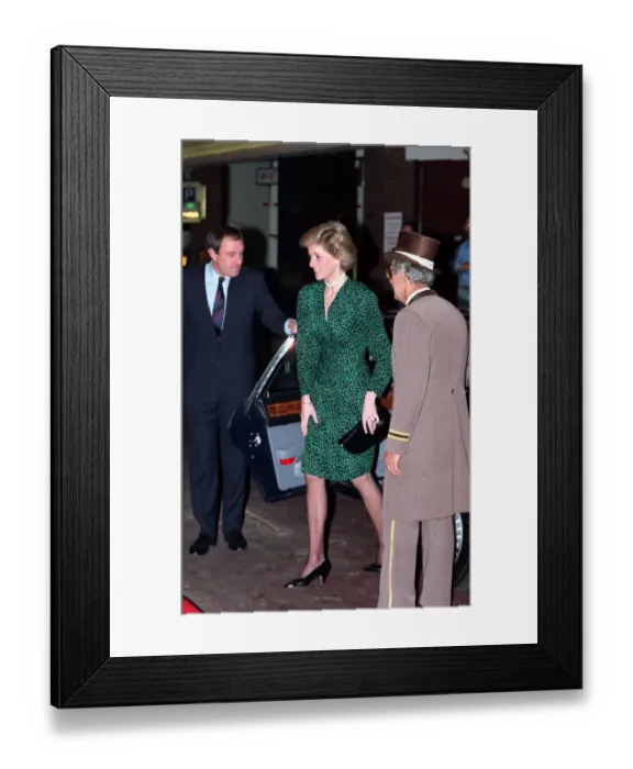 Framed Print : THE PRINCESS OF WALES WEARING GREEN DRESS OCTOBER 1989 COPYRIGHT EXPRESS Framed Print : THE PRINCESS OF WALES WEARING GREEN DRESS OCTOBER 1989 COPYRIGHT EXPRESS