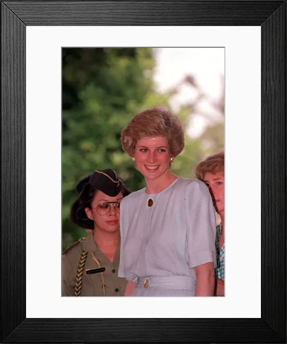 Framed Print : DIANA, THE PRINCESS OF WALES - 1989 Framed Print : DIANA, THE PRINCESS OF WALES - 1989