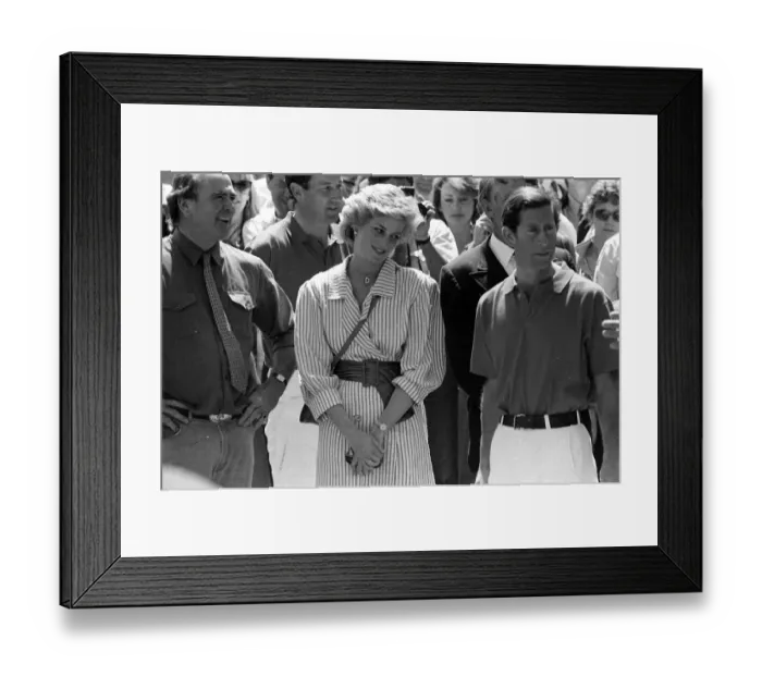 Framed Print : PRINCE CHARLES & PRINCESS DIANA DURING A VISIT TO AMERICA 01  /  11  /  1985