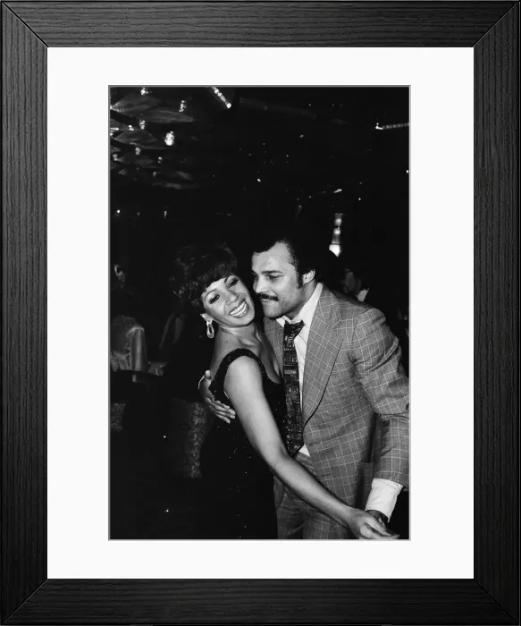 Framed Print : Boxer John Conteh dancing with Shirley Bassey at her party. 17th July 1979 Framed Print : Boxer John Conteh dancing with Shirley Bassey at her party. 17th July 1979