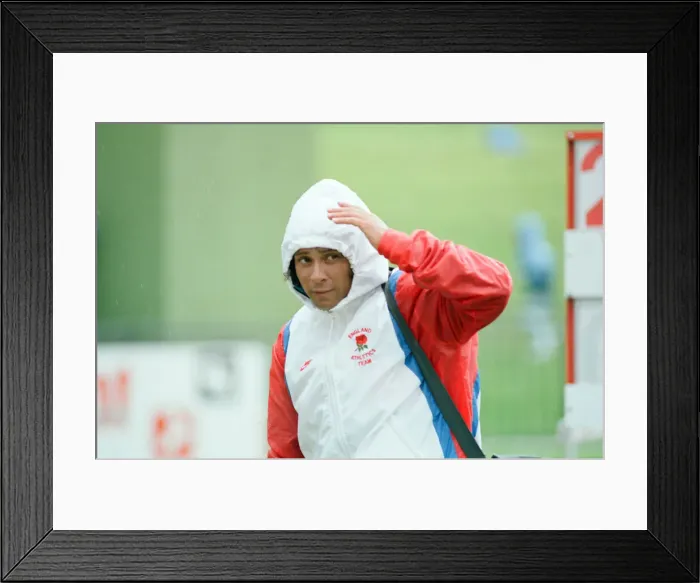 Framed Print : Fatima Whitbread, British javelin thrower at the 1988 UK Athletics Championships Framed Print : Fatima Whitbread, British javelin thrower at the 1988 UK Athletics Championships
