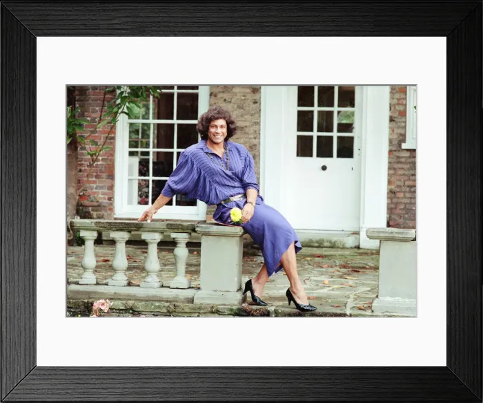 Framed Print : Fatima Whitbread, British javelin thrower and Olympic Silver medalist at the 1988 Seoul